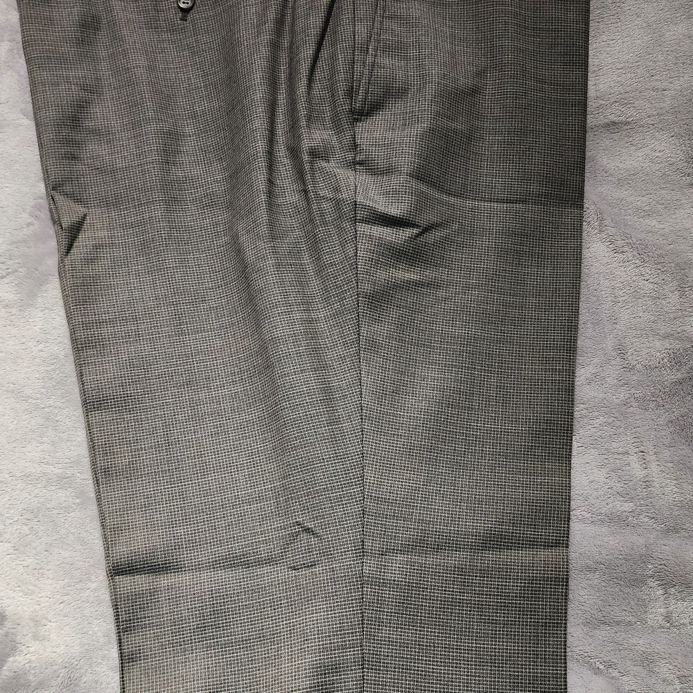 Gray Checkered Trousers